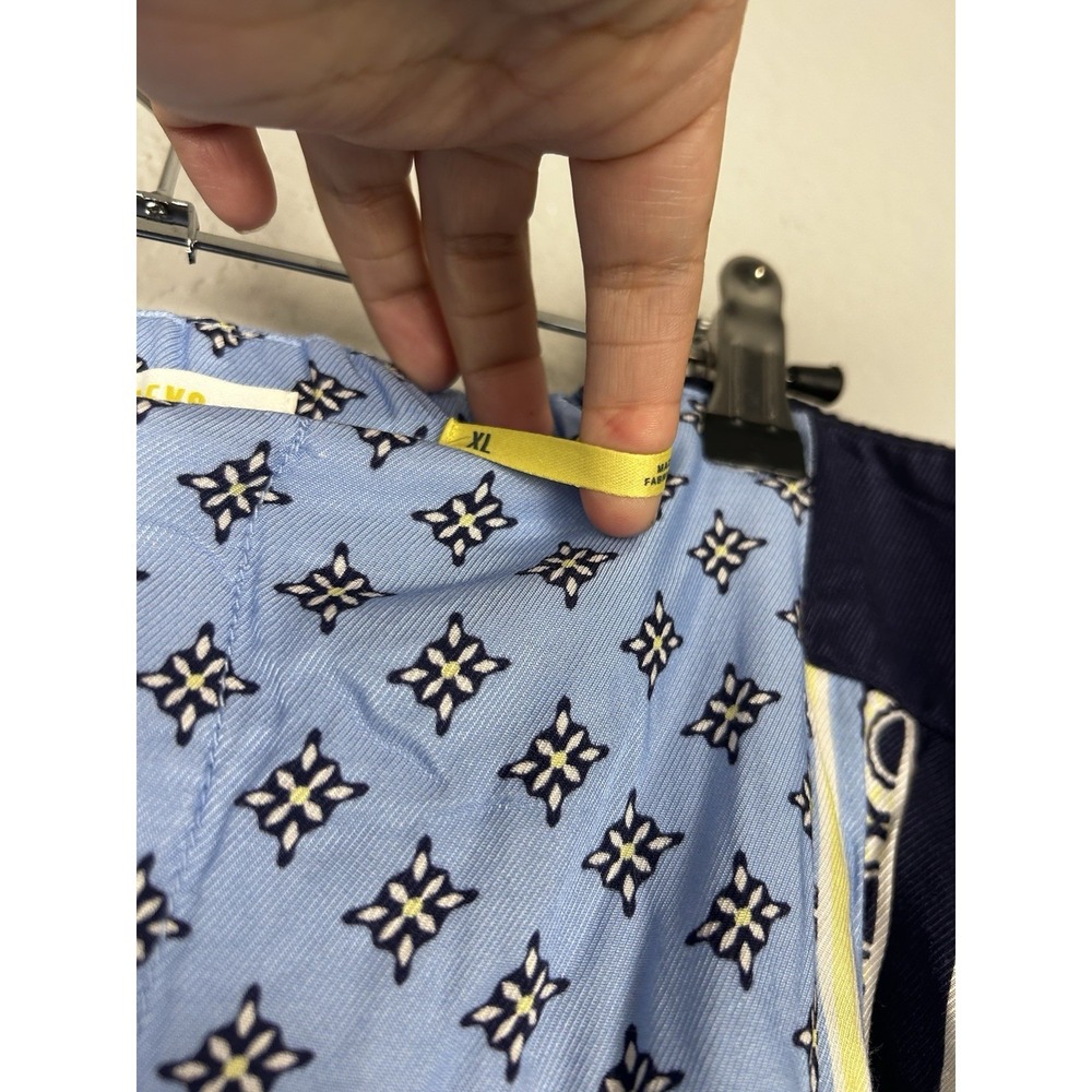 Anthropologie Maeve Scarf Print Blue A-line Culottes Wide Leg Pants Pockets XL - Picture 12 of 13